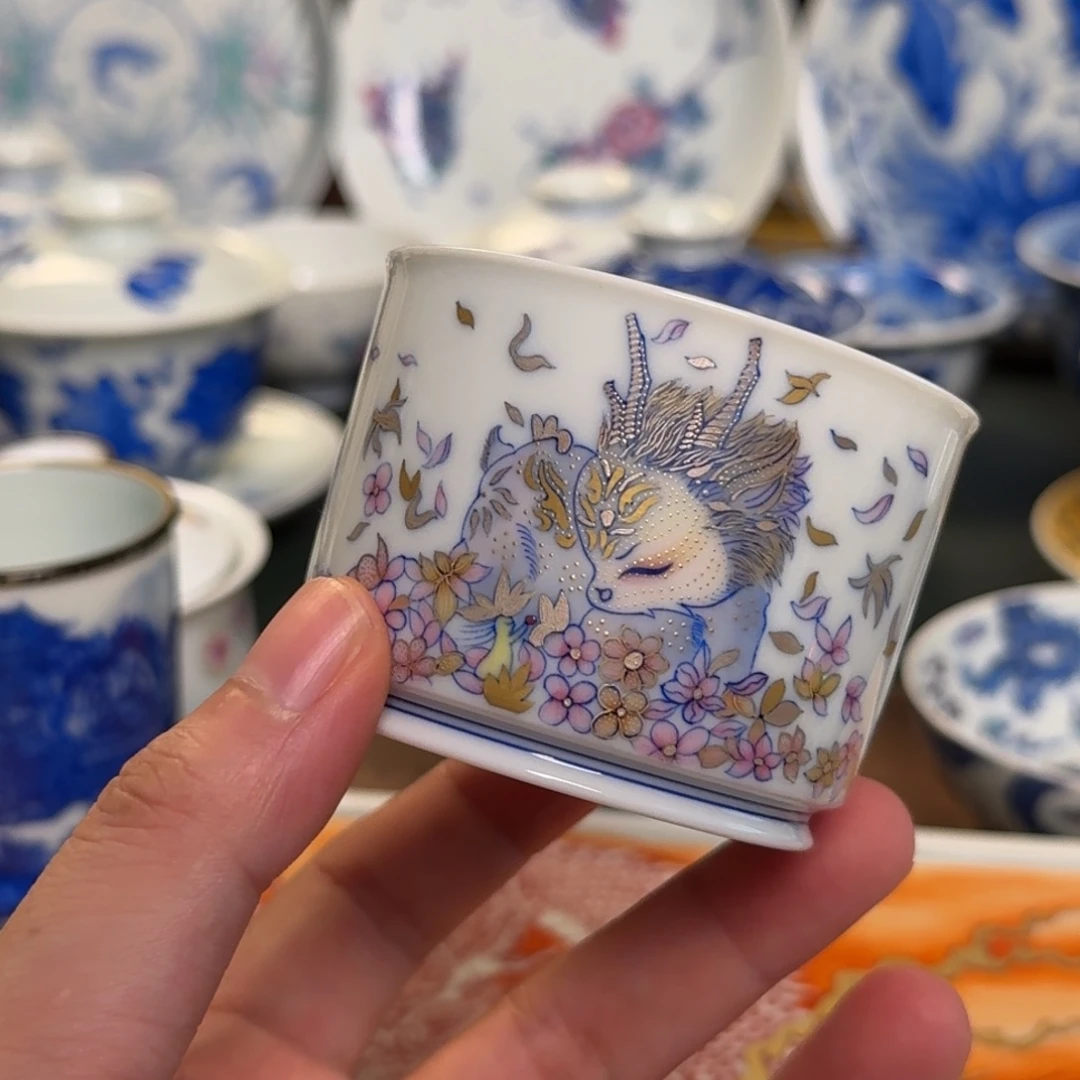 纯手工手绘陶瓷茶具