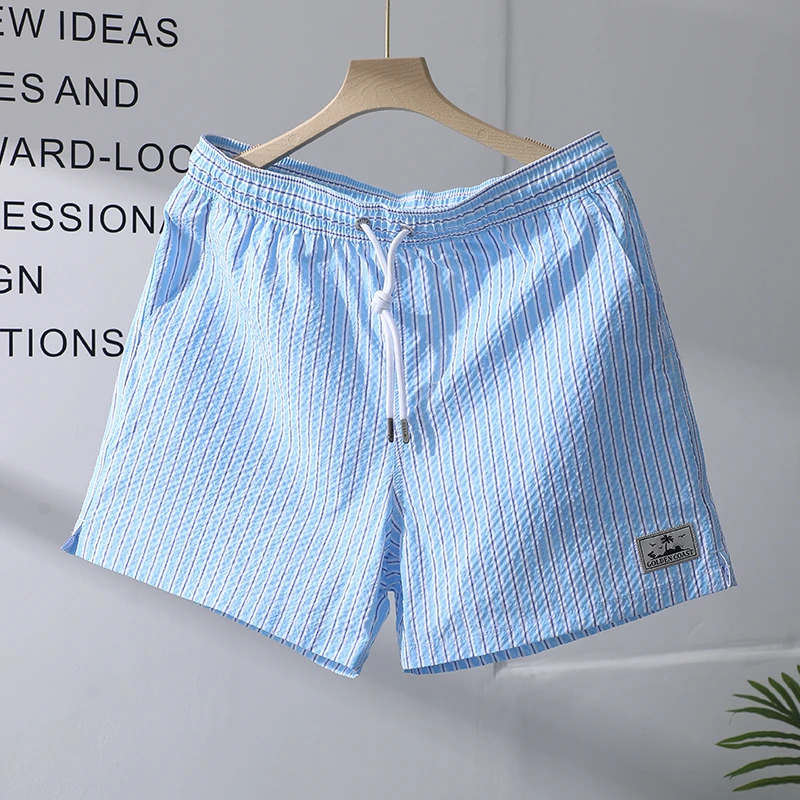 跑步三分裤新款男士速干泳裤防尴尬运动沙滩裤温泉冲浪轻薄短裤