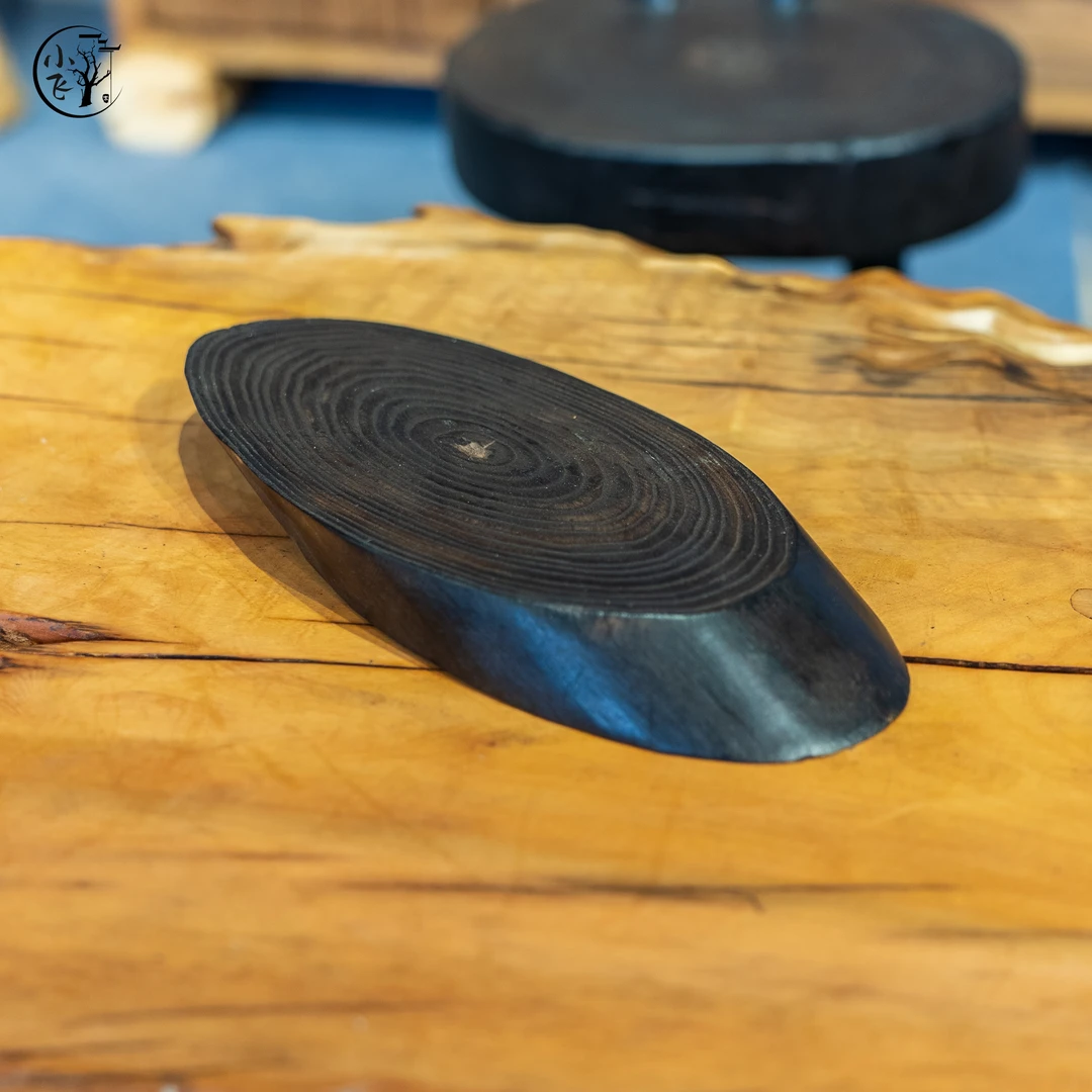 香杉实木椭圆形干泡茶盘