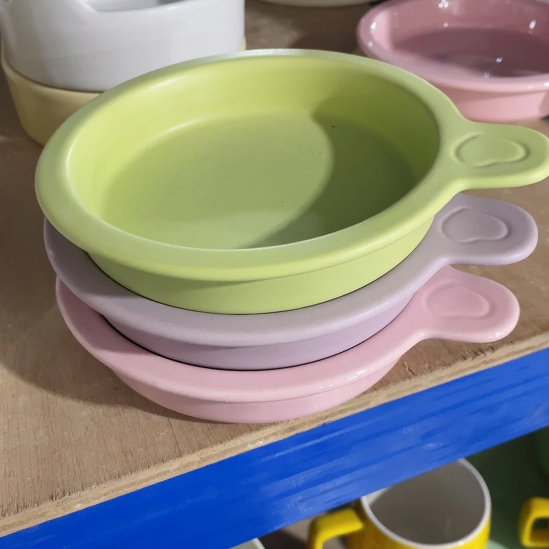 瓷片微瑕陶瓷餐具3个装