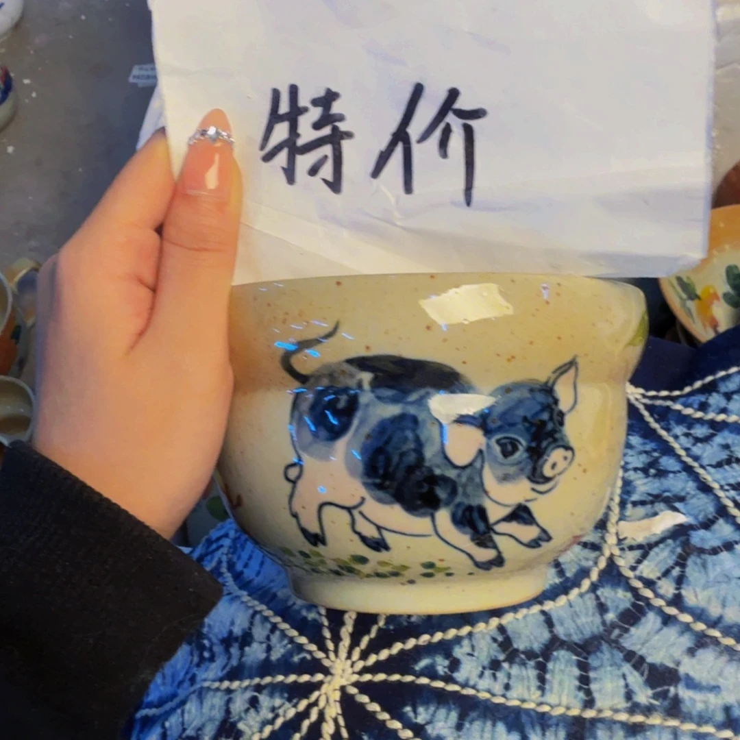 瓷片景德镇陶瓷手工手绘