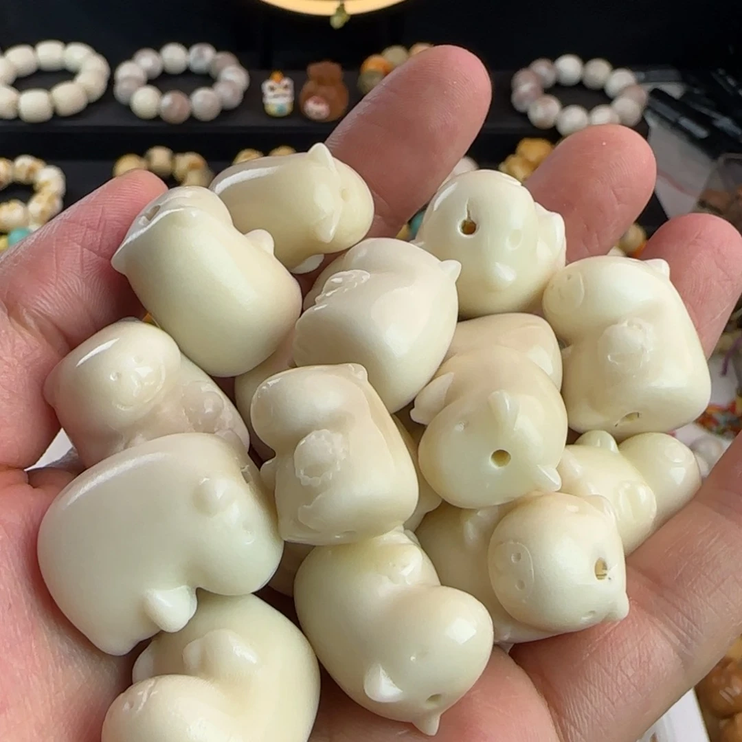 菩提根/象牙果吊坠微瑕疵卡皮吧啦3颗