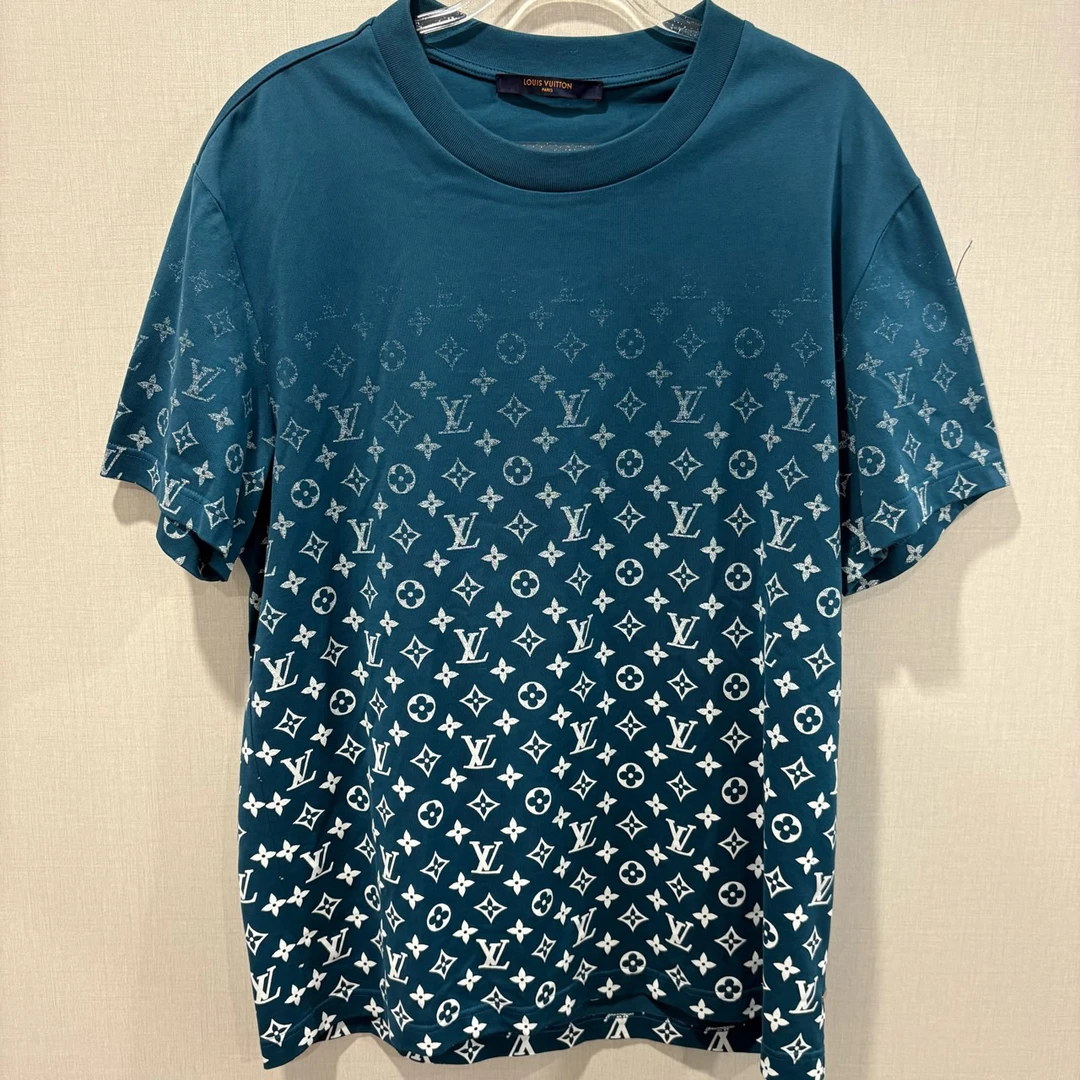 99新 LouisVuitton/路易威登 蓝色满印短袖 尺码M 11197