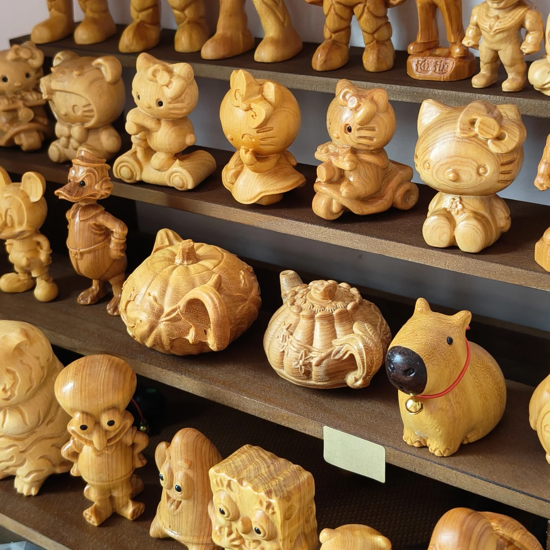 天然崖柏木高油手把件(直播间)一物一拍