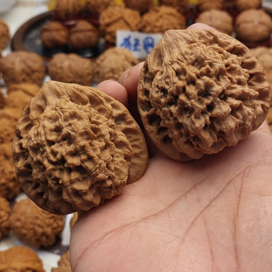 文玩核桃把件夜***夜50尺 全品官帽 62克 71