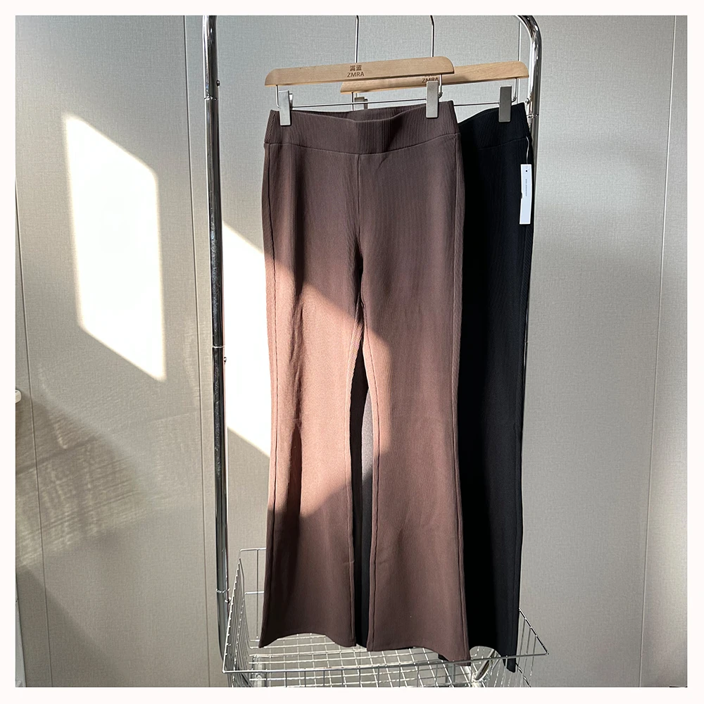 ML11159 春季新款女士休闲直筒休闲长裤