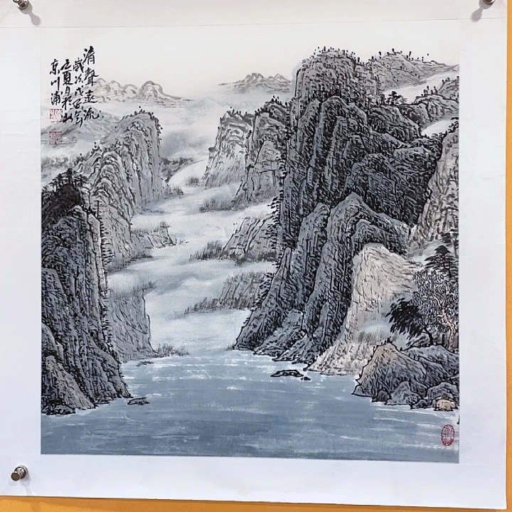 国画李川浦精品山水