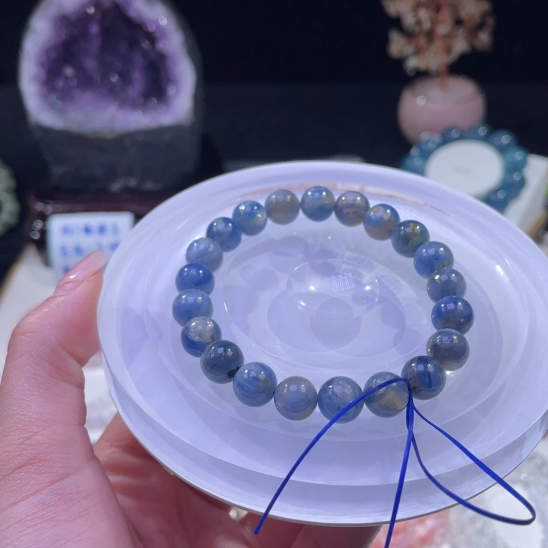 未镶嵌手链水晶龙鳞蓝晶石9+