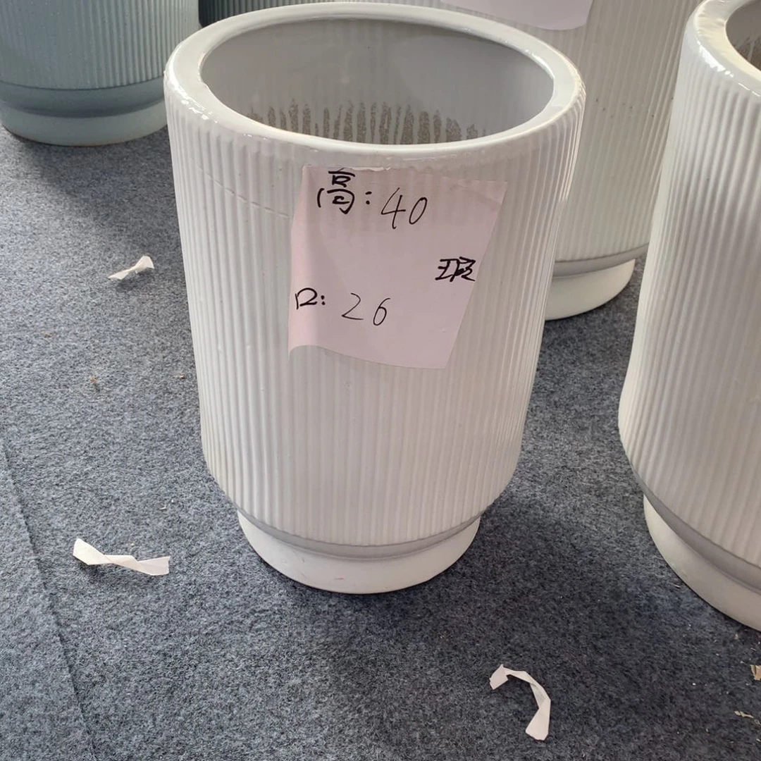 高温陶瓷花盆微瑕