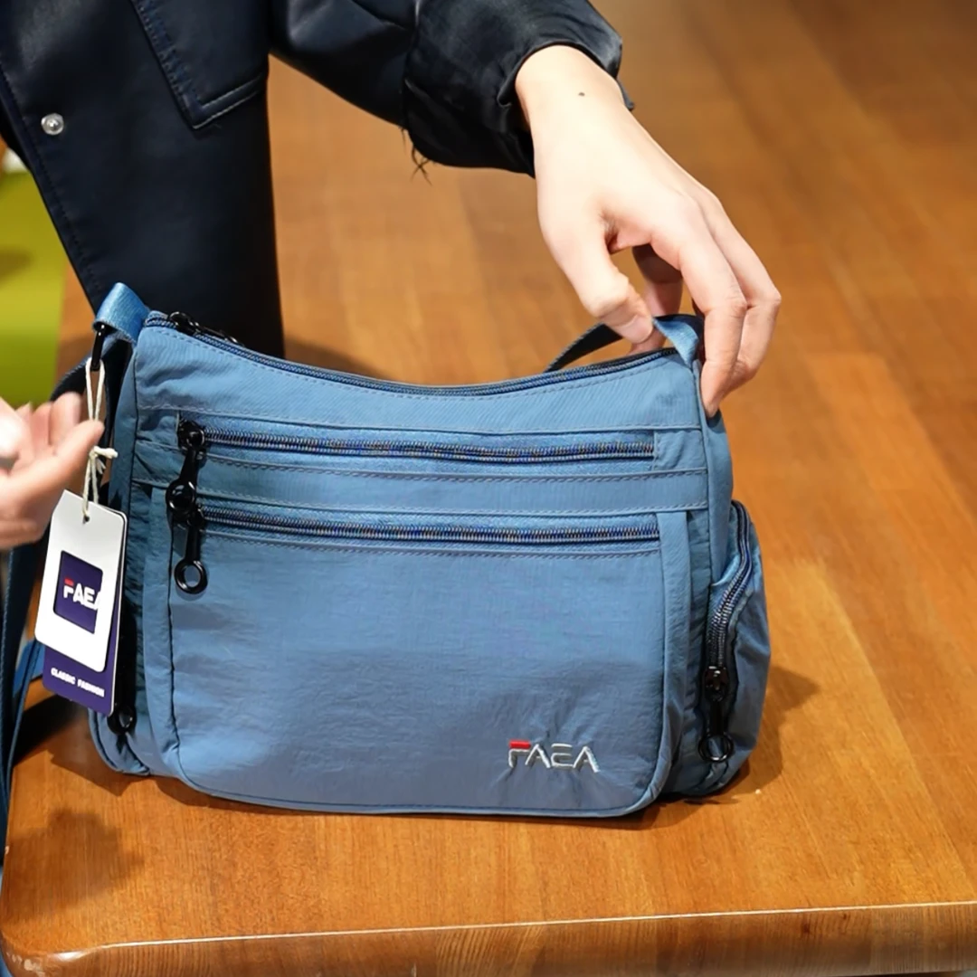 男女同款帆布斜挎包运动时尚单肩包多功能工装风大容量简约骑行包