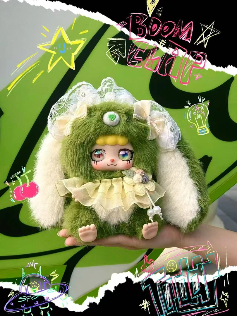 大漂亮潮玩 可比豆小小奶芙兔兔酱潮玩毛绒盲盒