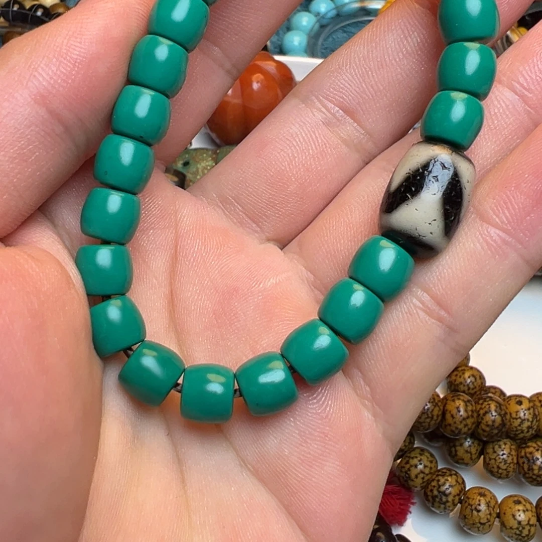 星月菩提吊坠手串