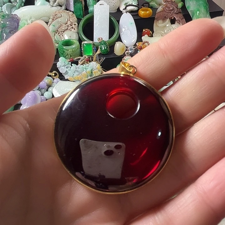 木***木翡翠未镶嵌颈饰翡翠未镶嵌颈饰品