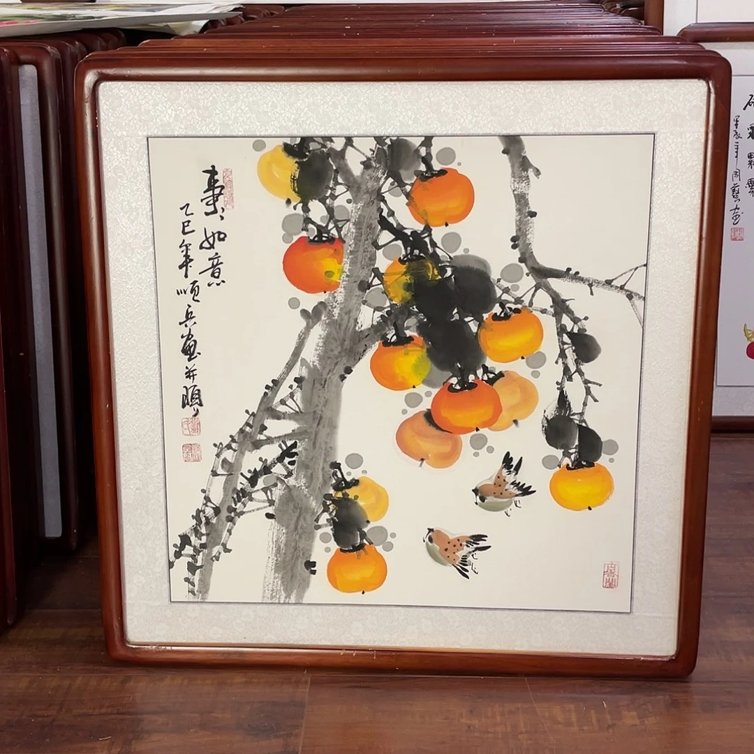 国画带框尺寸63*63厘米