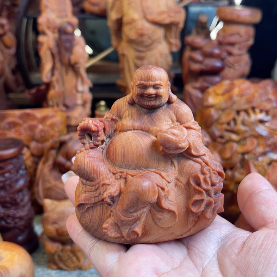 诚***下松木（琥珀木）其他弥勒佛