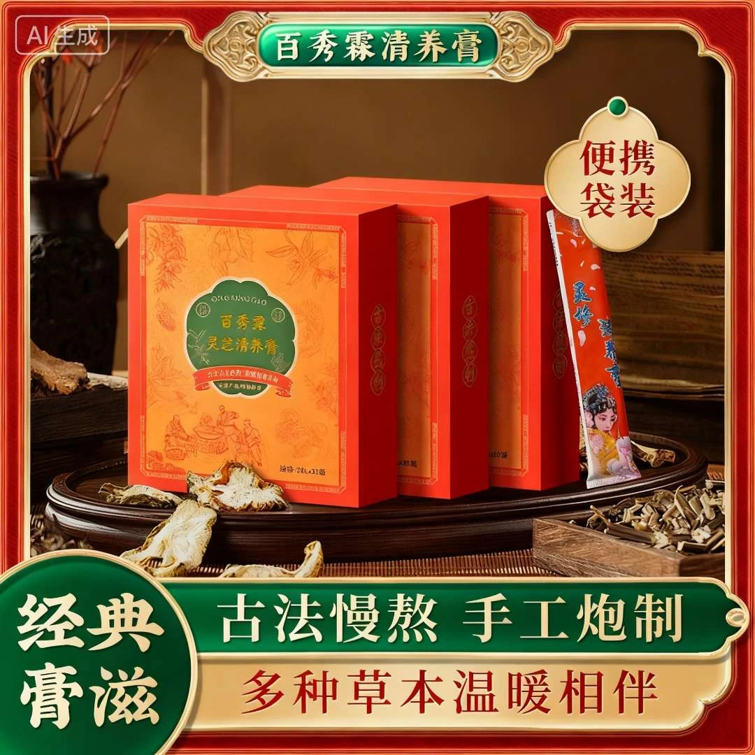 百秀霖灵修清养膏 纯草本手工炮制（可试喝两条）G