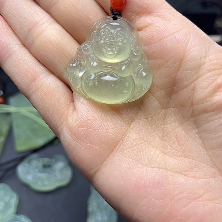 岫玉未镶嵌吊坠吊坠