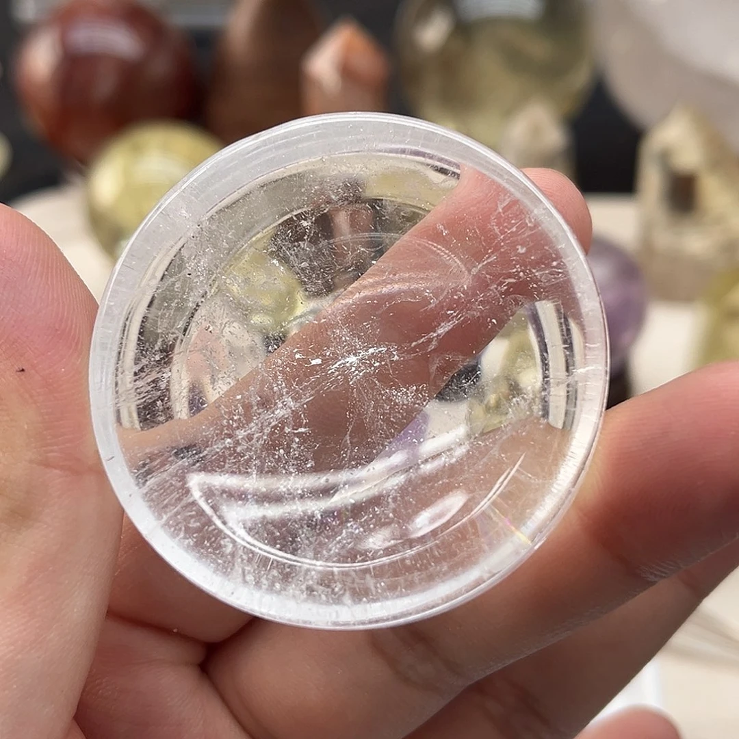 未镶嵌水晶珠宝半成品81 白水晶底座