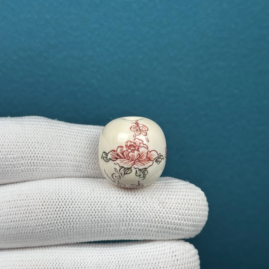 D44-62天然猛犸牙 墩子 20*20mm一物一图假一罚十