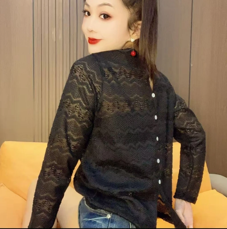 9572#洋气时尚小衫(衣长60cm）