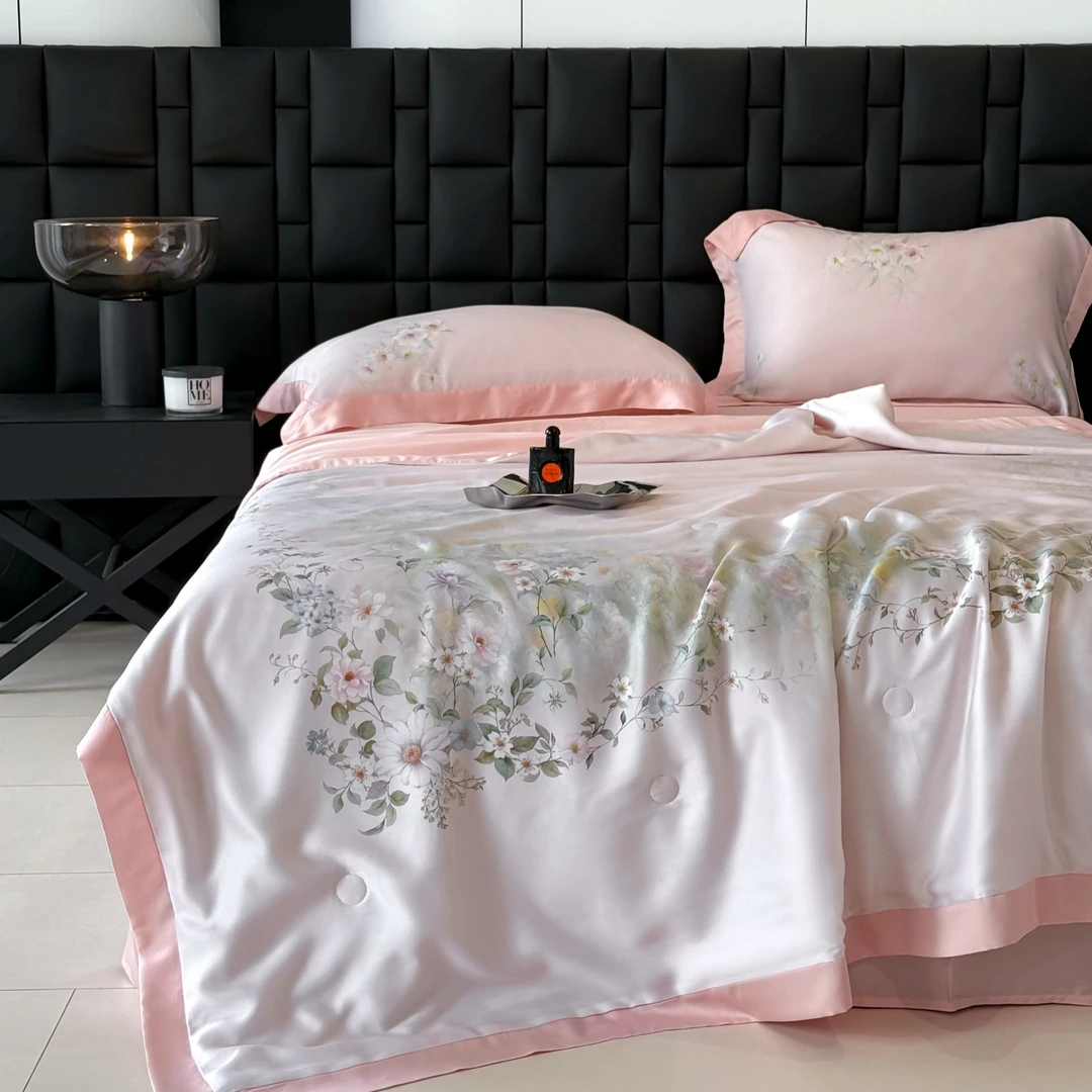 2025天丝夏凉被 填充20%桑蚕丝