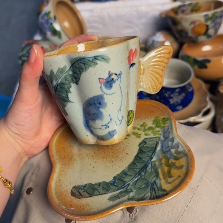 瓷片景德镇陶瓷手工手绘