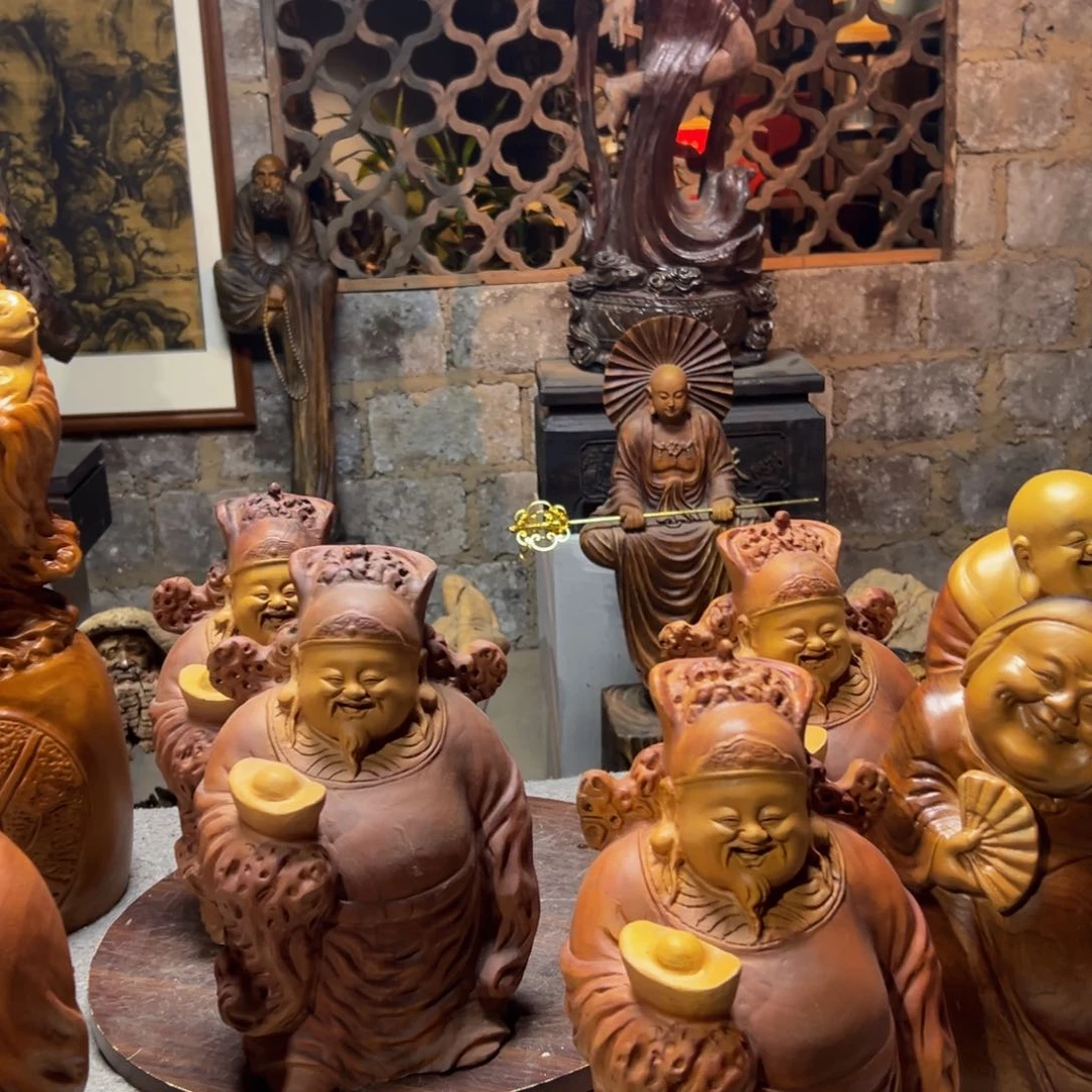 香樟木用****8香樟木财神