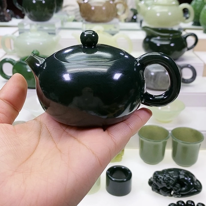 未镶嵌和田玉挂件*️****茶壶