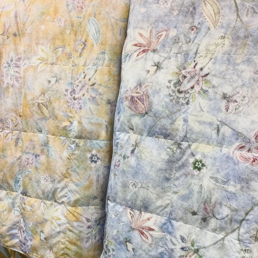 【繁华梦境】800蓬95雁鸭绒春夏被羽绒空调被子印花高档舒适享受