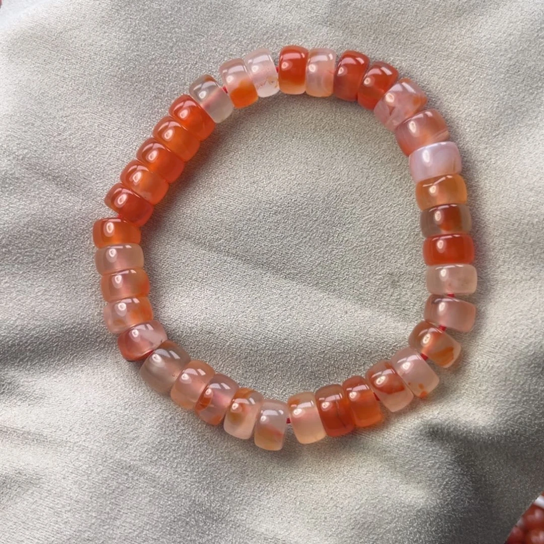 南红玛瑙未镶嵌手链