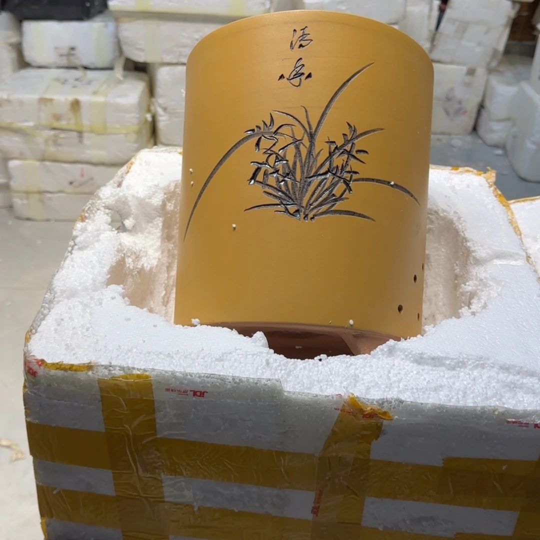 紫砂花盆口径17.22口径