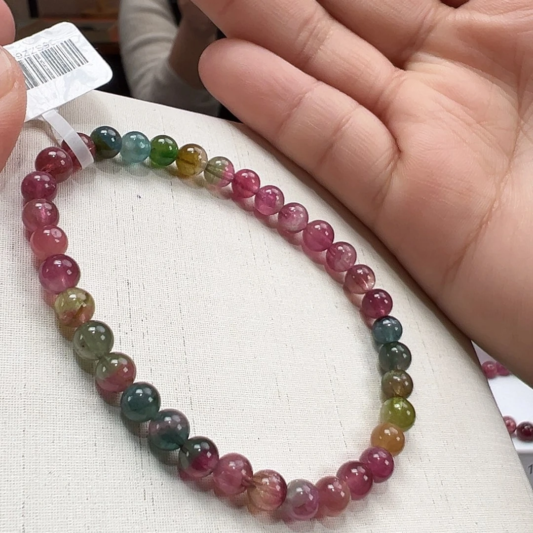 未镶嵌碧玺手串5mmmmmmm