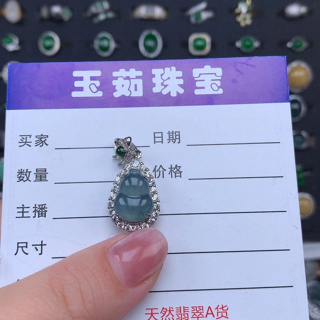 翡翠颈饰银S925镶嵌H**n项链925