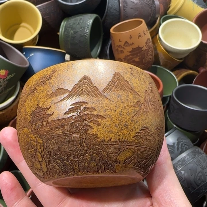 茶杯紫砂全手工z s