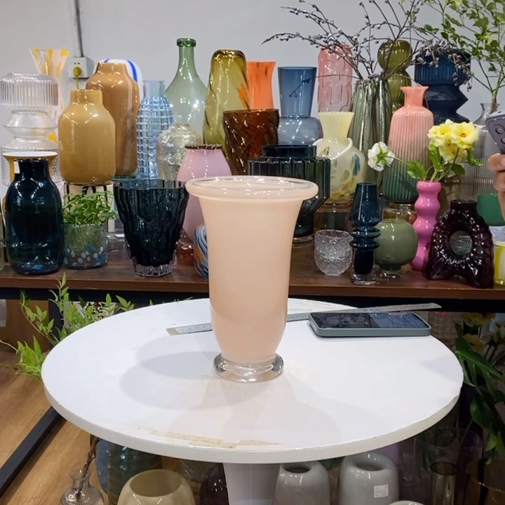 喷色微瑕随机底透明口11高22