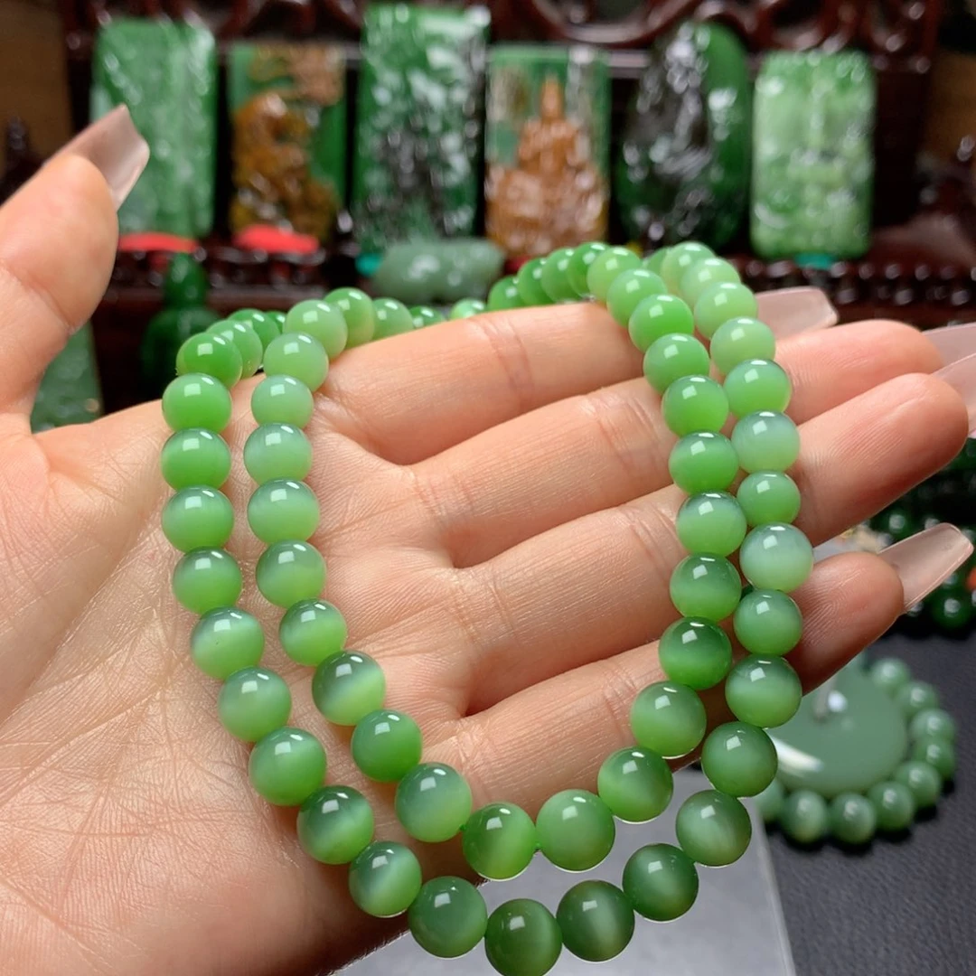 和田玉手串未镶嵌