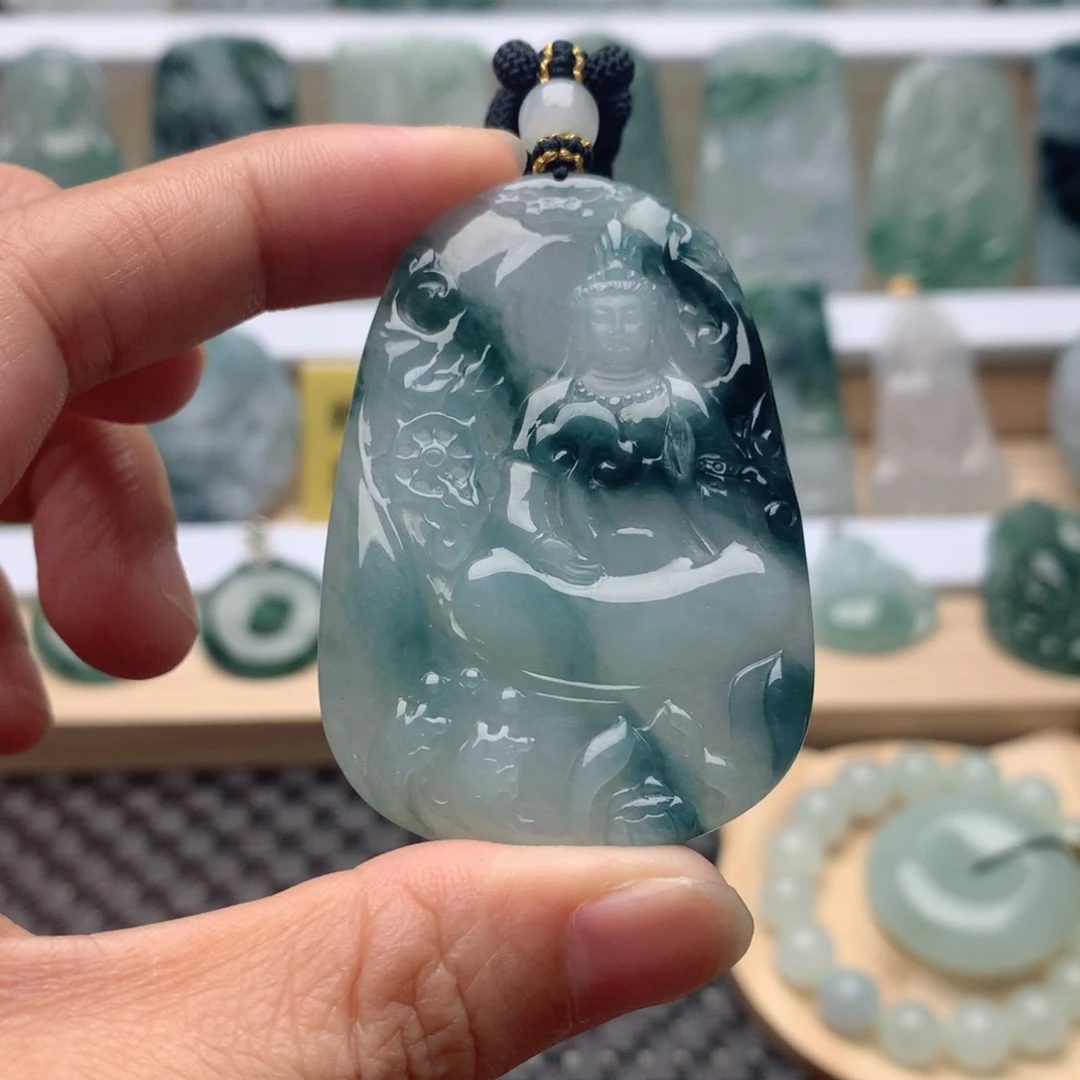 吊坠(不含链)未镶嵌翡翠观音