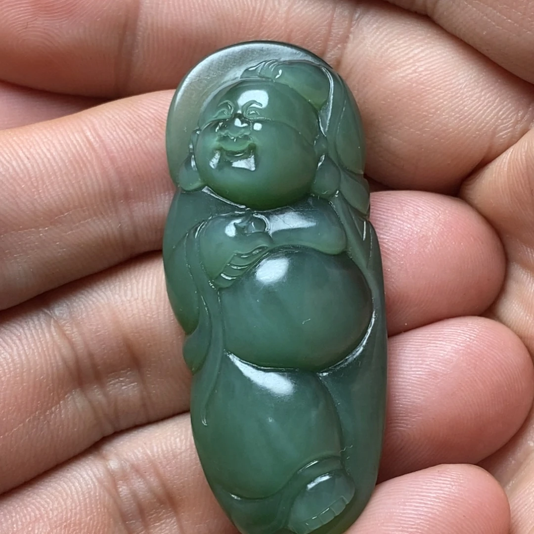 未镶嵌和田玉（碧玉）挂件