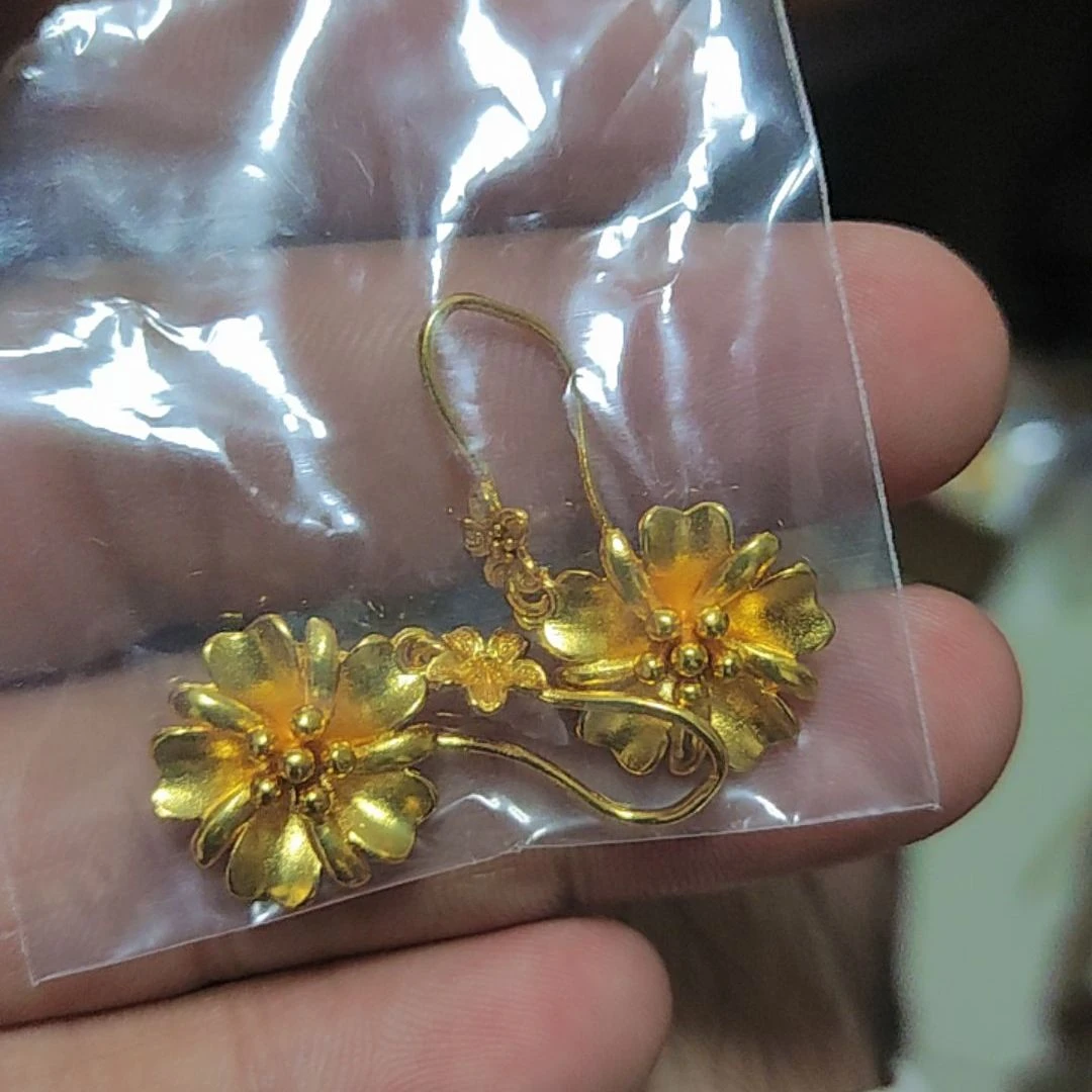 铜合金耳饰 KS294Nurluk 义乌一手发货耳环金色气质时尚简约