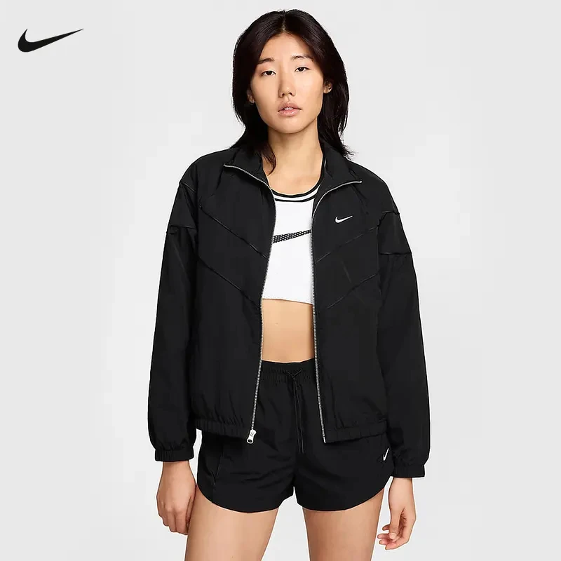 NIKE/耐克【秋季上新】女新款长袖休闲短款梭织夹克 FV6305010
