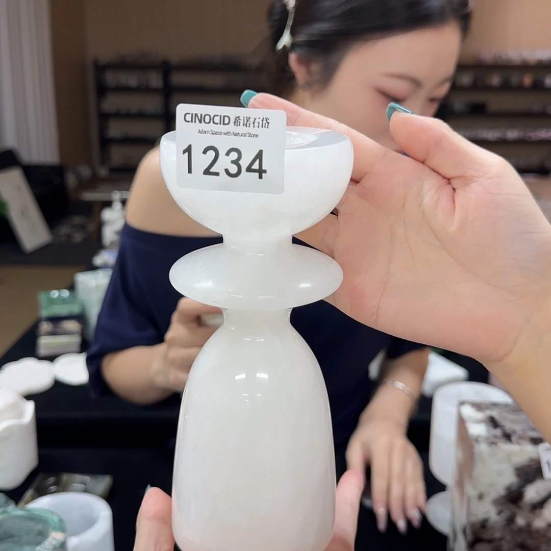 石材素**子1234白水晶蓬蓬裙