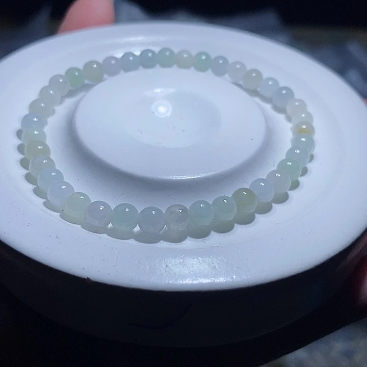 未镶嵌手串翡翠天然缅甸A货翡翠手串卡5.1
