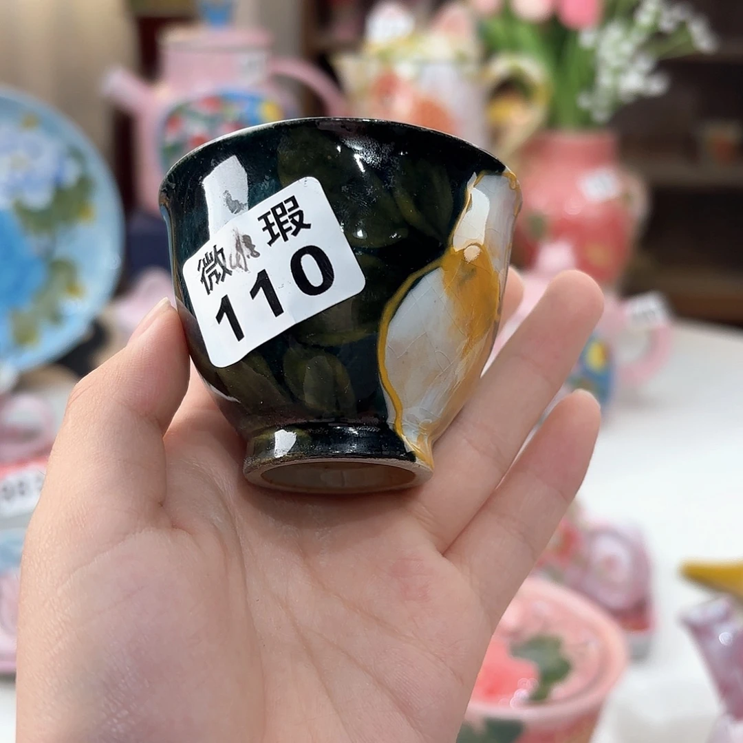 景德镇手绘高温釉下彩陶瓷茶具