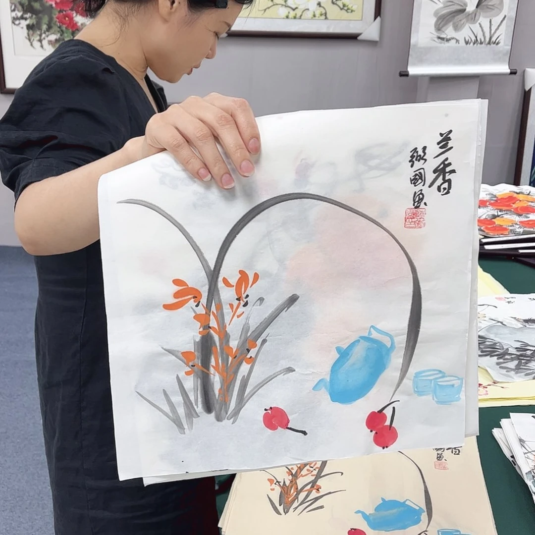 国画宣纸国画纯手绘作品