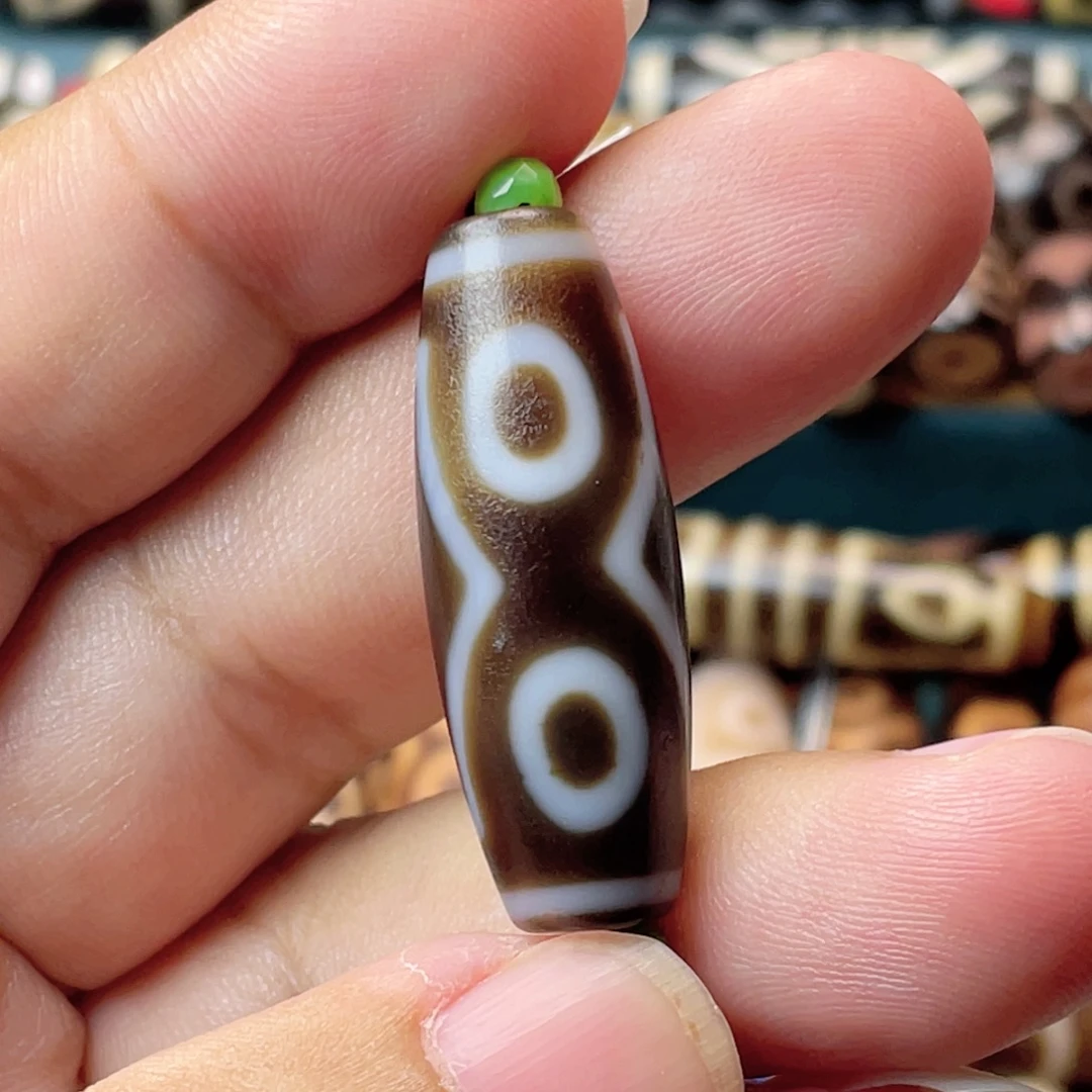 玛瑙/玉髓未镶嵌锁骨小卢菩提三