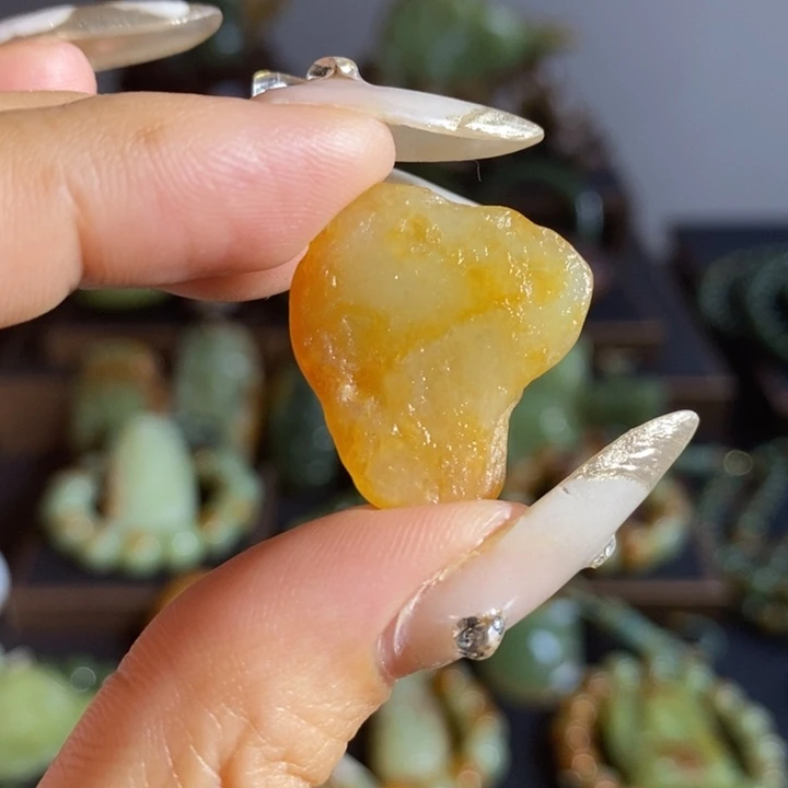 和田玉未镶嵌吊坠(不含链)