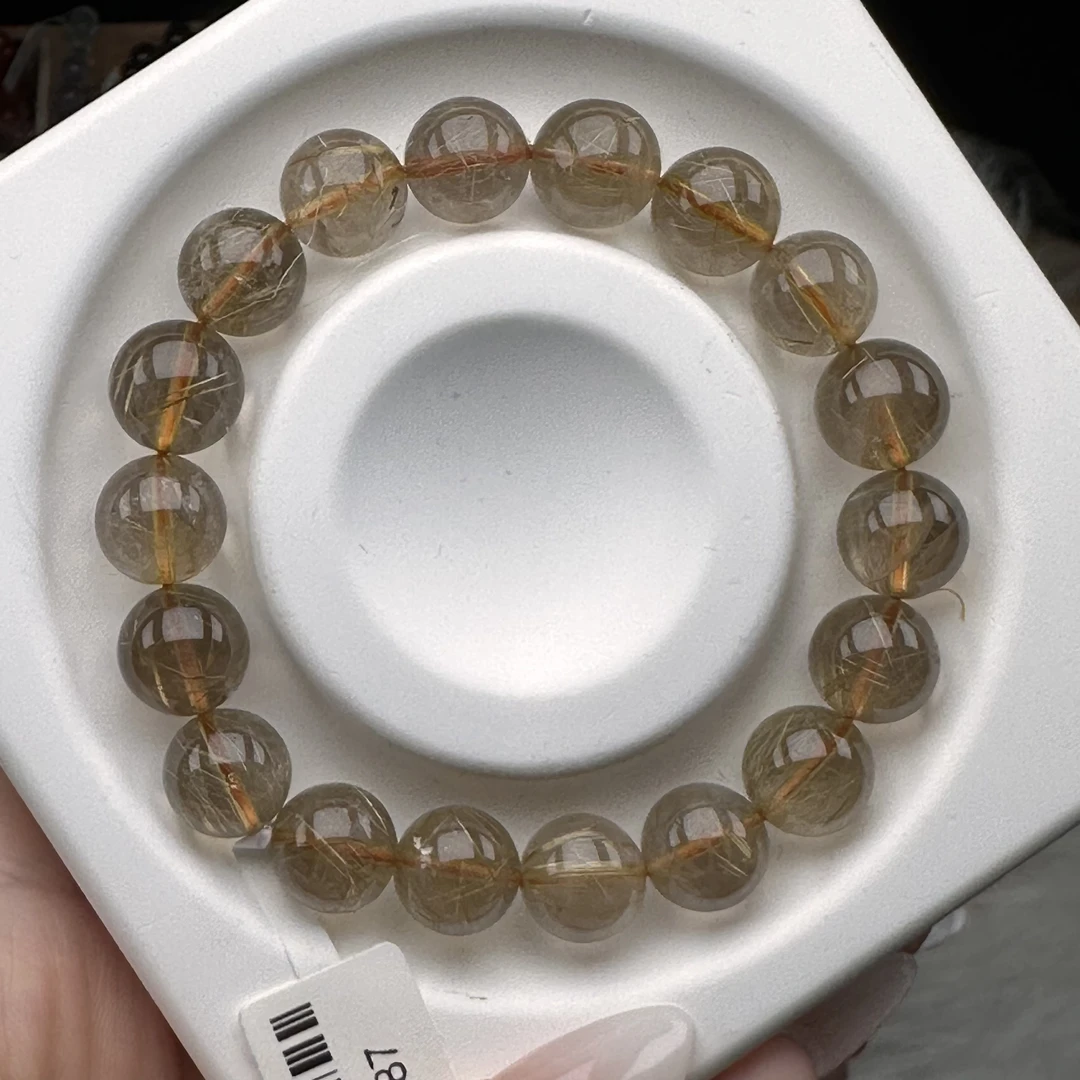 11咪金发晶天然水晶天然金发晶