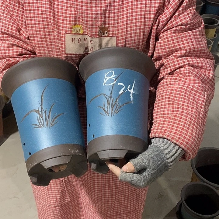 紫砂花盆紫砂花盆