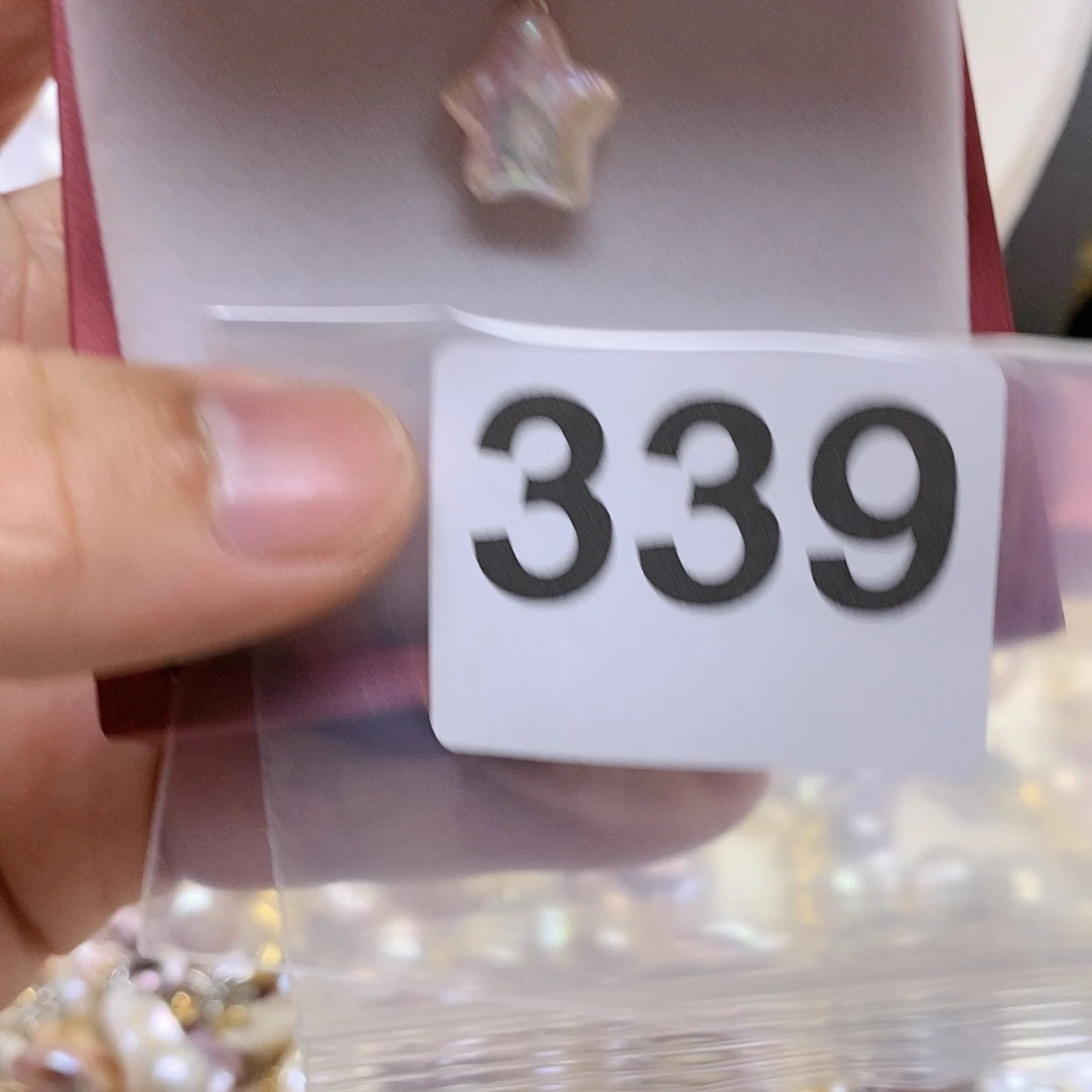 淡水珍珠银S925镶嵌颈饰339
