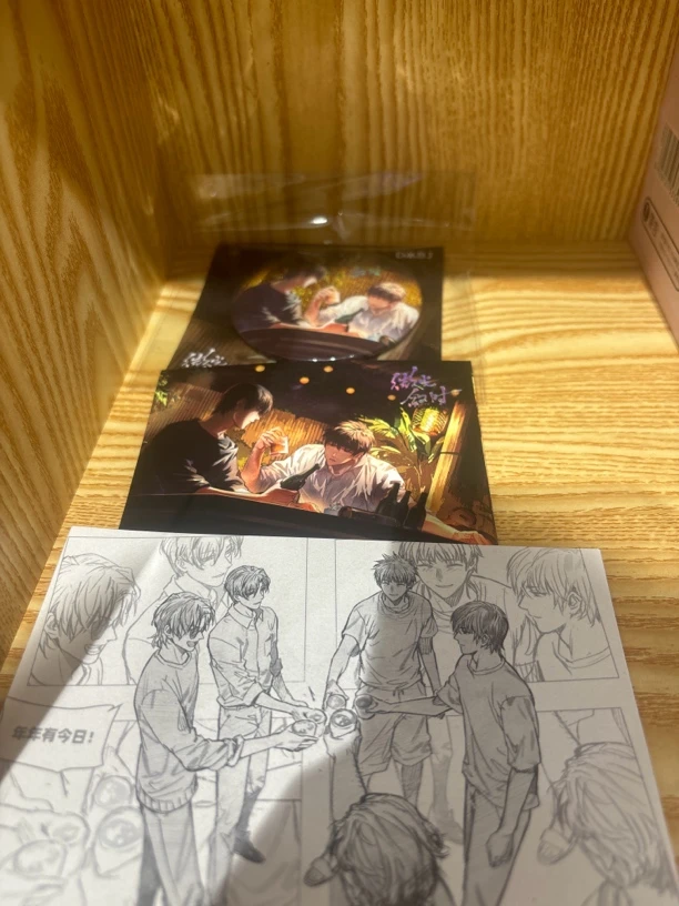 盗墓笔记 微光叙时拍立得+微光叙时吧唧+年年有今日明信片